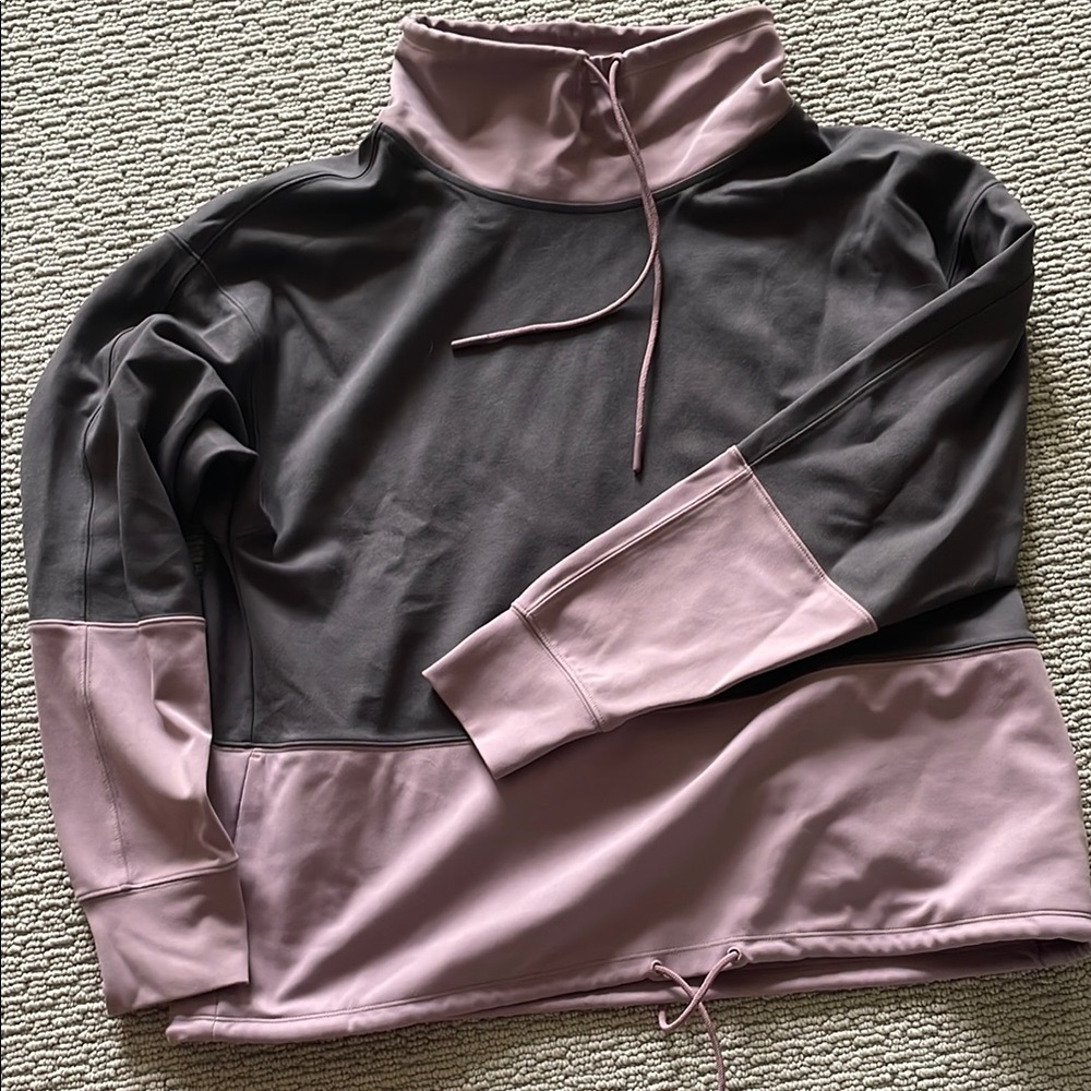 Two-Tone Pullover Sweatshirt